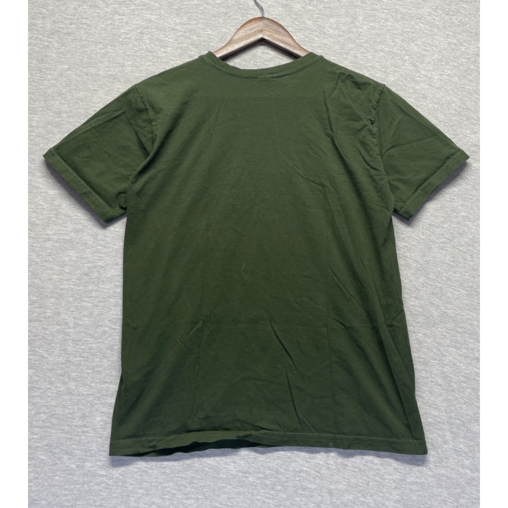 Pano Pintado T Shirt Mens Small Olive Green‎ Graphic Print Rio De Janeiro Brazil